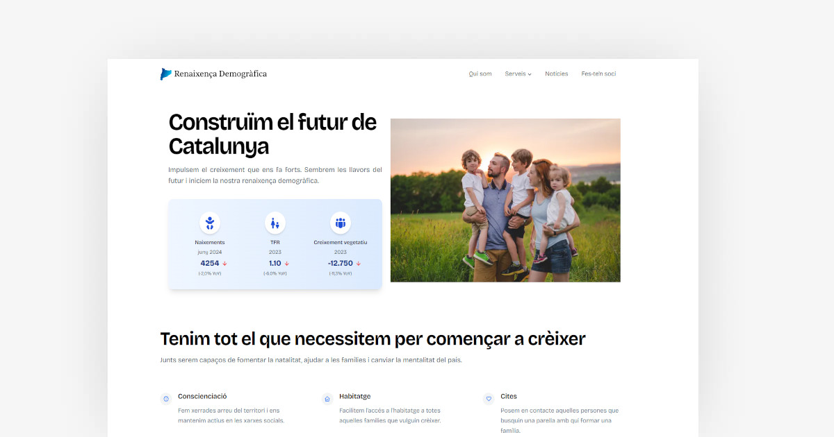 Associació Renaixença Demogràfica Catalana logo